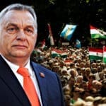 Viktor Orban - Antiratni protest u Madjarskoj