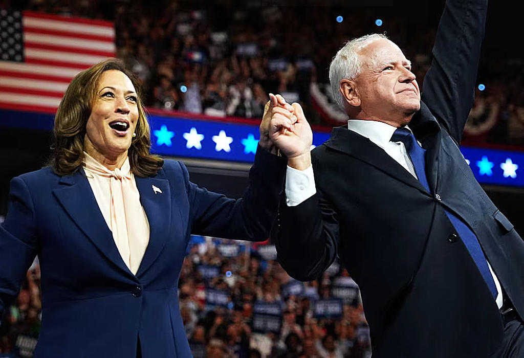 Kamala Harris i Tim Walz