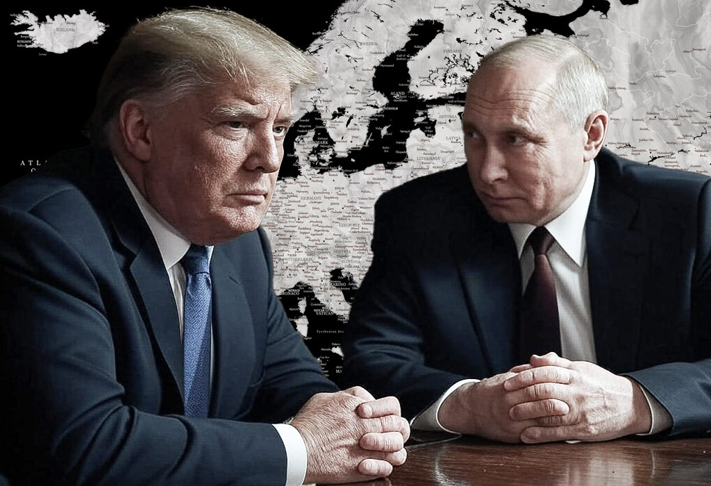 Trump i Putin - Karta Europe